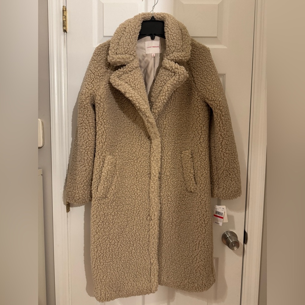 Lucky Brand Jackets & Coats/ Teddy Coat/ Tan